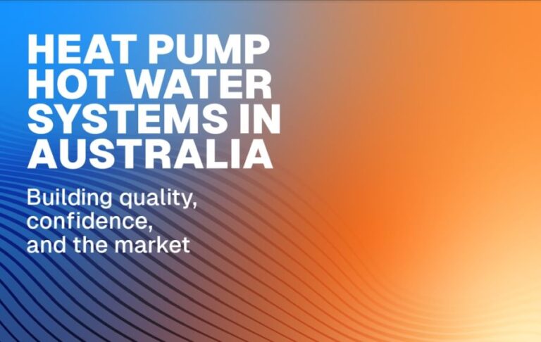 Roadmap for Heat Pump Hot Water Systems in Australia